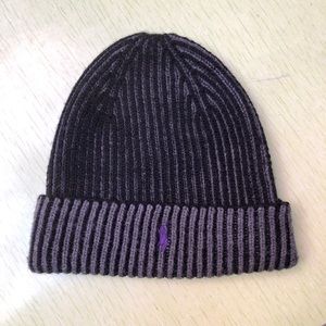 Polo beanie w/ Purple logo